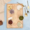 Meg Quinn Charcuterie Map Board | Rectangle | 18" x 12"-Maple Fashion