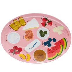 Meg Quinn Melamine Serving Tray-Maple Fashion