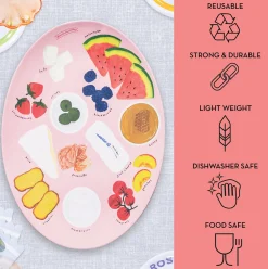 Meg Quinn Melamine Serving Tray-Maple Fashion