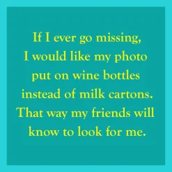 Milk Carton Coaster-Drinks On Me Coasters Clearance