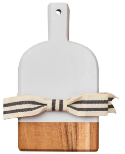 Mini Bevel Boards - Set of 3 with Ribbon | White | 8 x 4.25"-Maple Sale