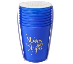 Modern Patriotic Frost Flex Cups/8pk-Sophistiplate Best