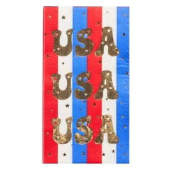 Modern Patriotic Guest Towels/20pk-Sophistiplate Clearance