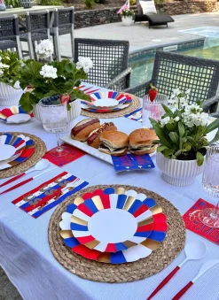 Modern Patriotic Salad Plates/8pk-Sophistiplate Online