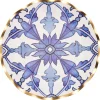 Moroccan Nights Wavy Paper Salad Plate/8pk-Sophistiplate Hot