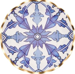 Moroccan Nights Wavy Paper Salad Plate/8pk-Sophistiplate Hot