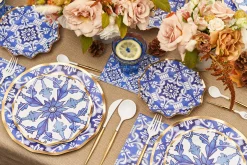 Moroccan Nights Wavy Paper Salad Plate/8pk-Sophistiplate Hot