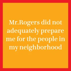 Mr. Rogers Coaster-drinksonmecoasters New