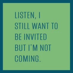 Not Coming Coaster-drinksonmecoasters Discount