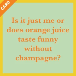 Orange juice Card-Drinks On Me Discount