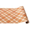 Orange Plaid Runner - 20" x 25'-Hester u0026 Cook Clearance
