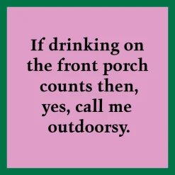 Outdoorsy Coaster-Drinks On Me Coasters Online