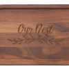 Oval Walnut Wood Artisan Board | Our Nest | 20 x 9"-Maple Fashion