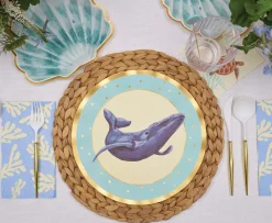 Pastel Sea Dinner Plates/8pk-Sophistiplate Clearance