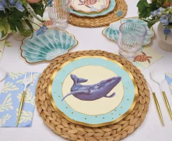 Pastel Sea Dinner Plates/8pk-Sophistiplate Clearance