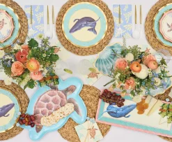 Pastel Sea Melamine Serving Tray-Sophistiplate New