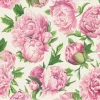 Peonies in Bloom Placemat - Pad of 18 Sheets-Hester u0026 Cook Clearance