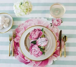 Peony Paper Placemat - 12 sheets-Hester u0026 Cook Clearance