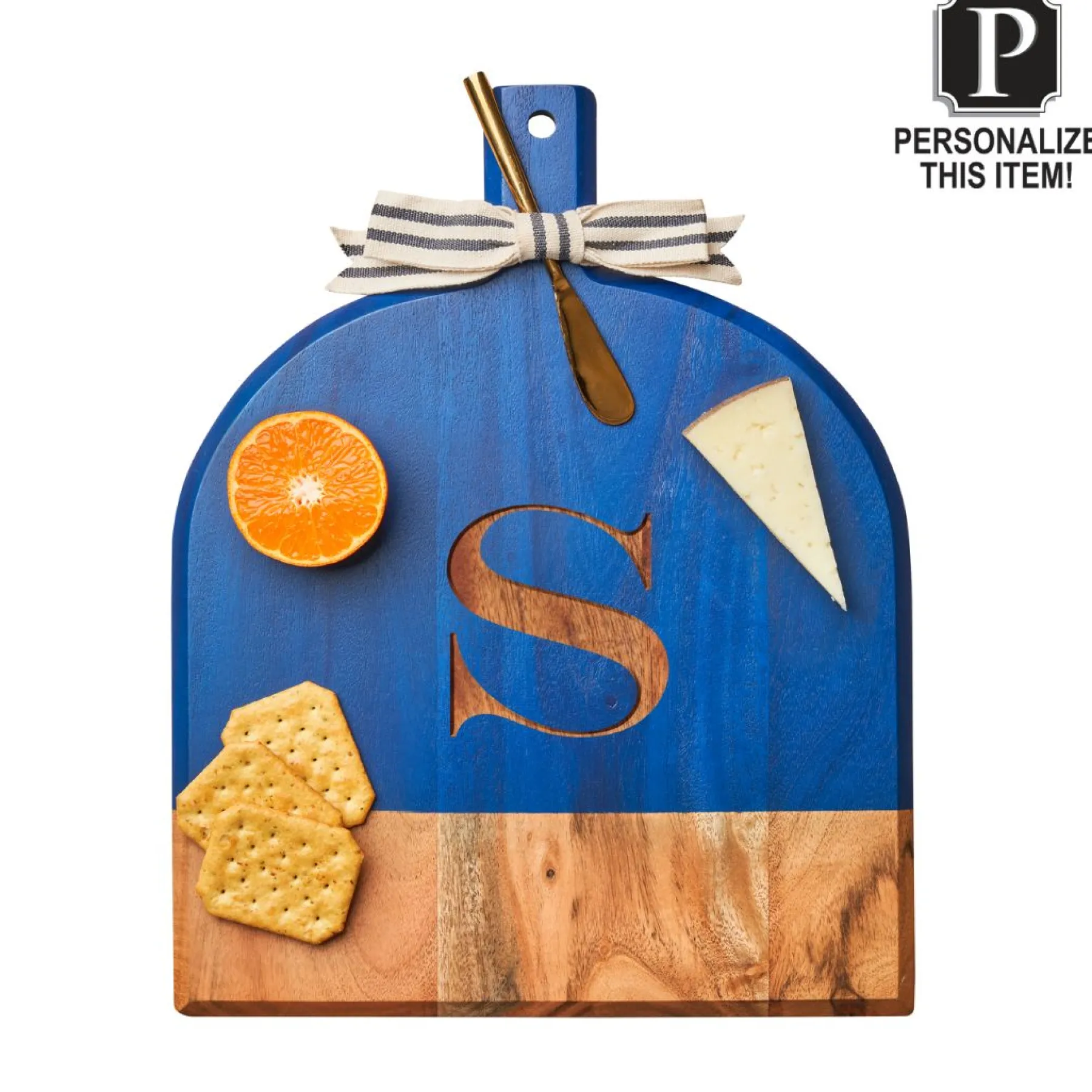 Personalized Acacia Bevel Board | Blue | 15" X 12" X .6"-Maple Discount
