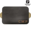Personalized Black Acacia Wood Cutting + Cheeseboard | 18 x 12"-Maple Outlet