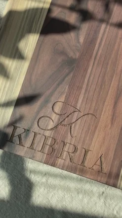 Personalized Live Edge Walnut Single Handle Charcuterie Board - 24" x 12"-Maple Hot