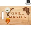 Personalized Wood Cutting + Cheeseboard 20 x 12" Grill Board-Maple Fashion
