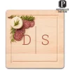 Personalized Wood Cheeseboard 12 x 12" | Monogram-Maple Discount