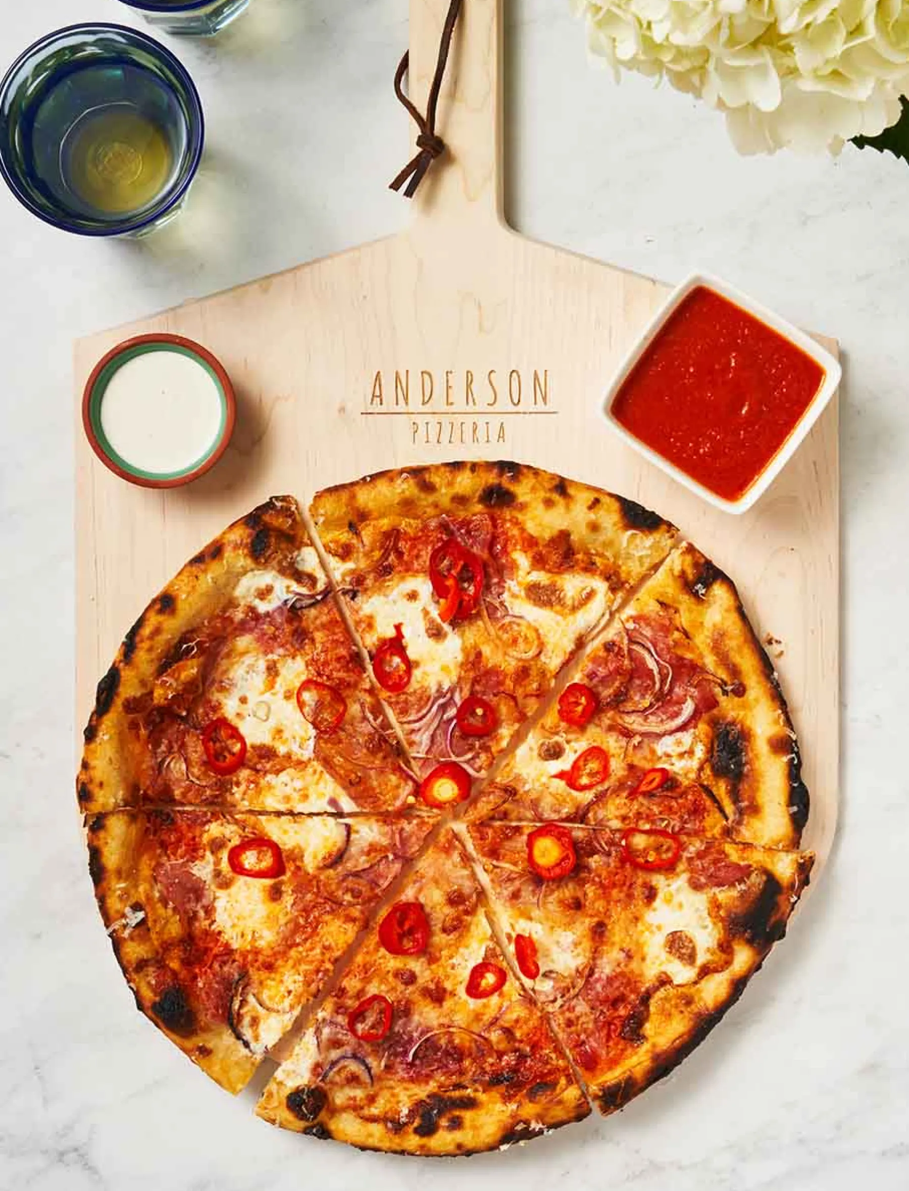 Personalized Wood Pizza Peel 14 x 21"-Maple New