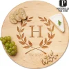 Personalized Wood Round Lazy Susan - 16"-Maple Discount