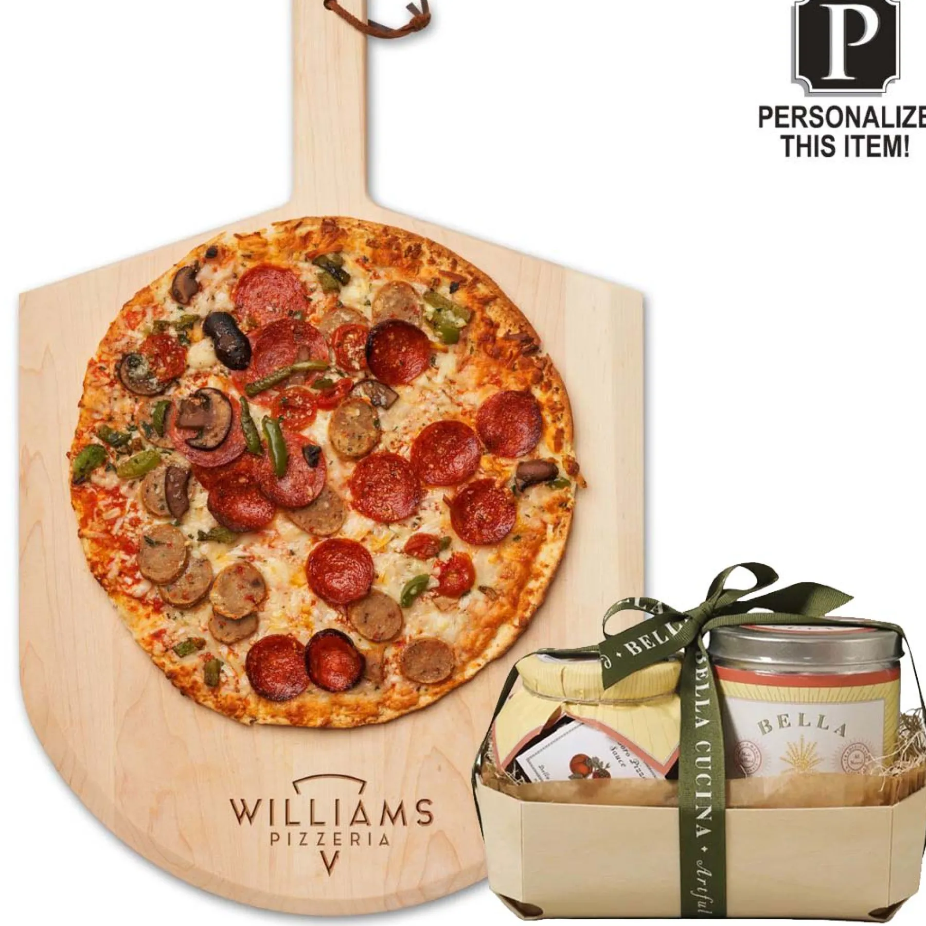 Personalized Pizza Peel Gift Set-Maple Clearance