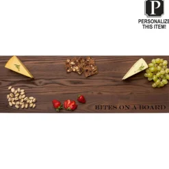 Personalized Thermal Ash Plank - Cheese & Charcuterie Board 30 x 10"-Maple Sale