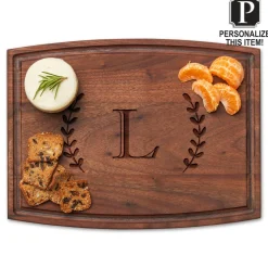 Personalized Walnut Wood Cutting + Cheeseboard 12 x 9"-Maple Sale