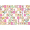 Pink & Green Mahjong Tiles Placemats-Rosanne Beck New