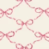 Pink Bow Lattice Cocktail Napkin - Pack of 20-Hester u0026 Cook Fashion