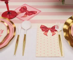 Pink Bows Cocktail Napkins/20pk-Sophistiplate Online