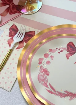 Pink Bows Table Setting-Sophistiplate Clearance