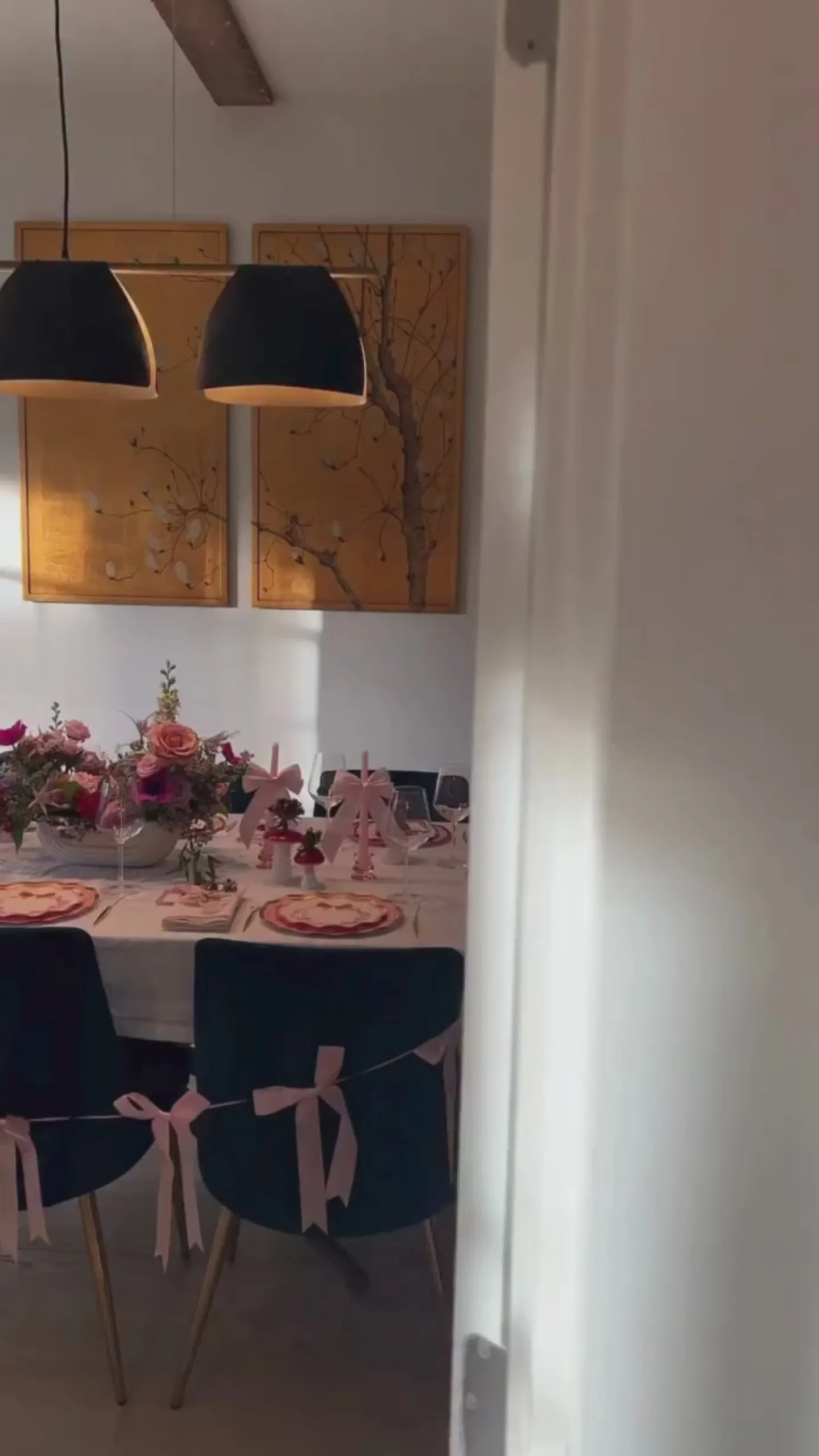 Pink Bows Table Setting-Sophistiplate Clearance