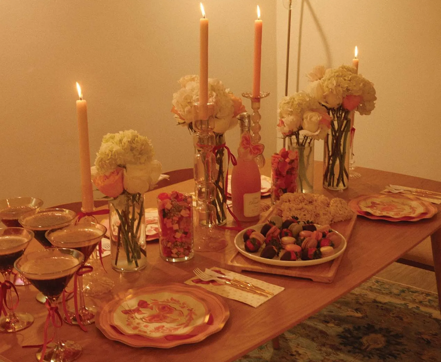 Pink Bows Table Setting-Sophistiplate Clearance