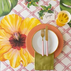 Pink Lattice Runner - 20" x 25'-Hester u0026 Cook New