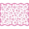 Pink Mahjong Toile Die-Cut Placemats-Rosanne Beck Online