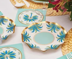 Preppy Palm Appetizer/Dessert Bowls/8pk-Sophistiplate Hot