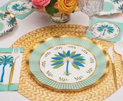 Preppy Palm Dinner Plates/8pk-Sophistiplate Fashion