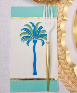 Preppy Palm Guest Towels/20pk-Sophistiplate Clearance