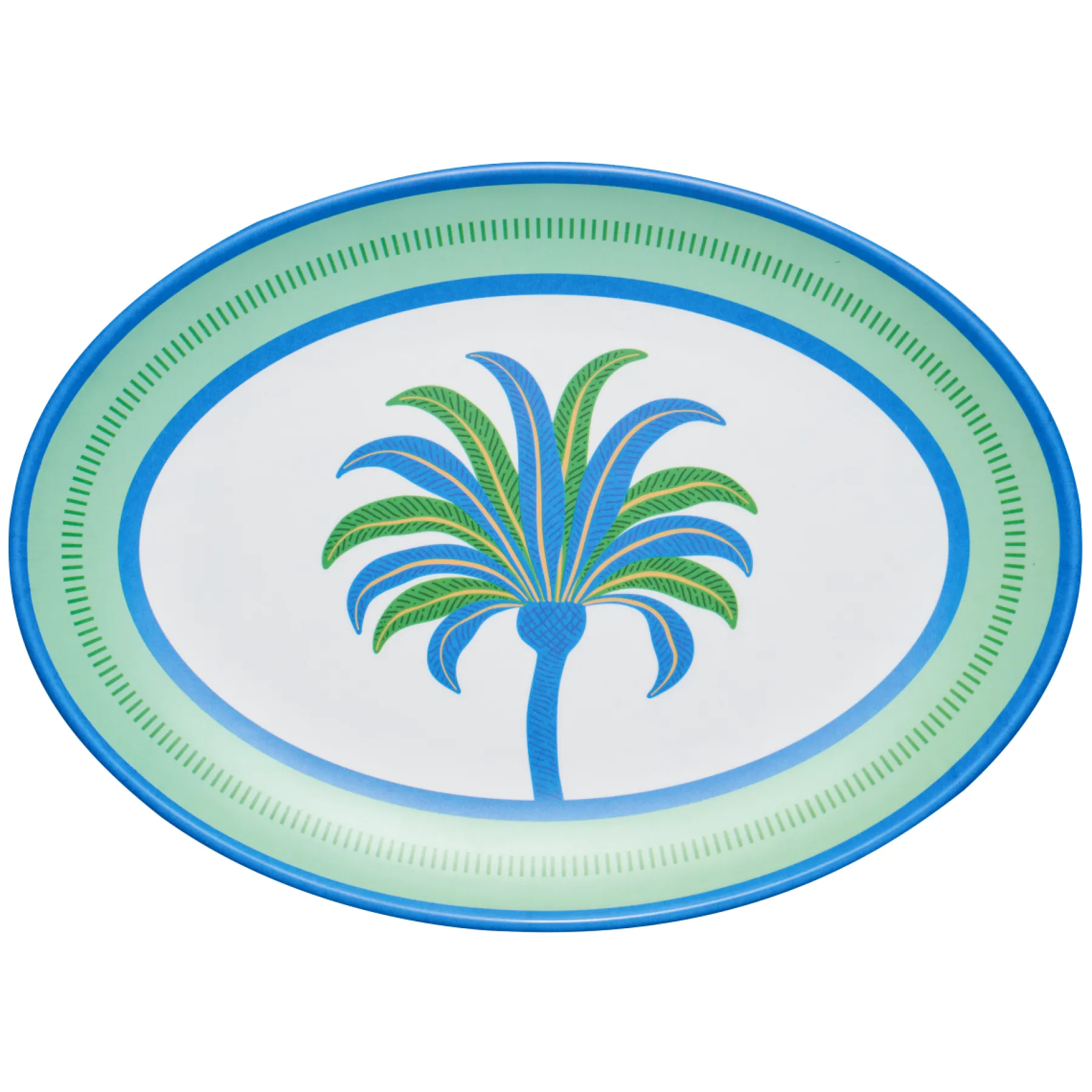 Preppy Palm Melamine Serving Platter-Sophistiplate Online