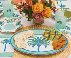 Preppy Palm Melamine Serving Platter-Sophistiplate Online