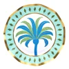 Preppy Palm Salad Plates/8pk-Sophistiplate New