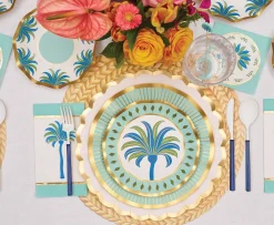 Preppy Palm Table Setting-Sophistiplate Fashion