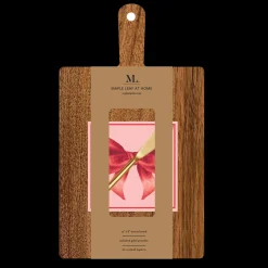 14" x 8" Board Gift Kit: Pink Bows Napkin-Maple Best