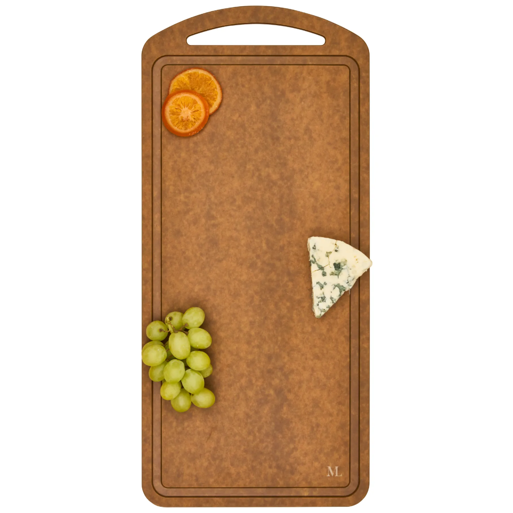 22" x 10" Natural Wood Composite Chef Board-Maple Hot