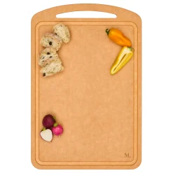 18" x 12" Natural Wood Composite Chef Board-Maple Clearance